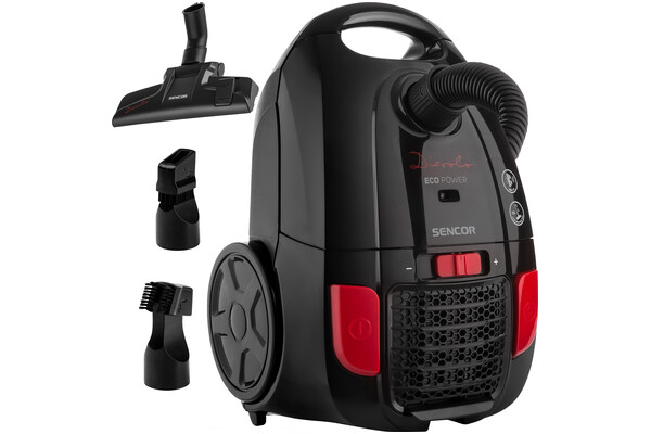 Odkurzacz SENCOR SVC6001BKEUE3 tradycyjny workowy 700W czarny