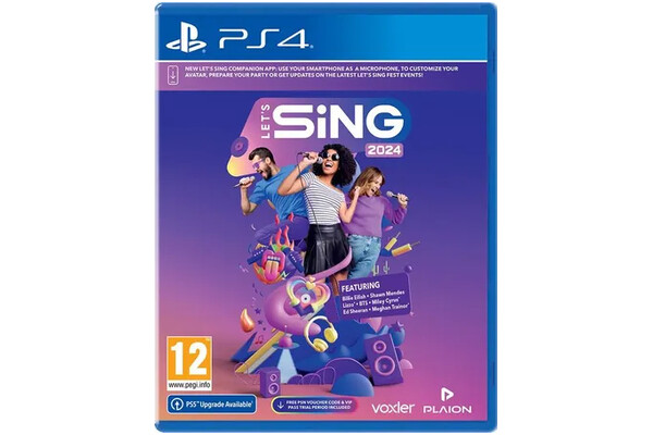 Lets Sing 2024 + 2 mikrofony PlayStation 4