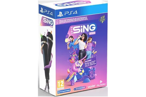 Lets Sing 2024 + 2 mikrofony PlayStation 4