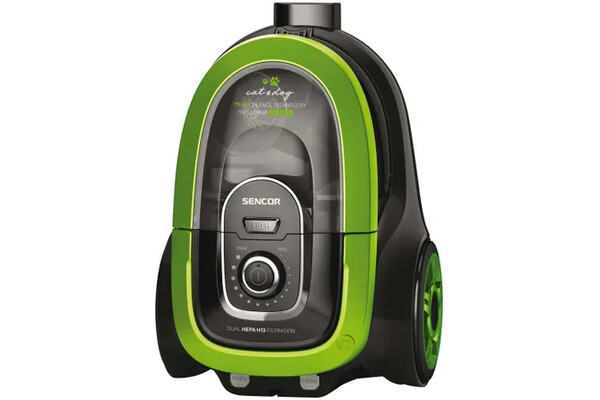 Odkurzacz SENCOR SVC1038GR tradycyjny bezworkowy 750W zielony