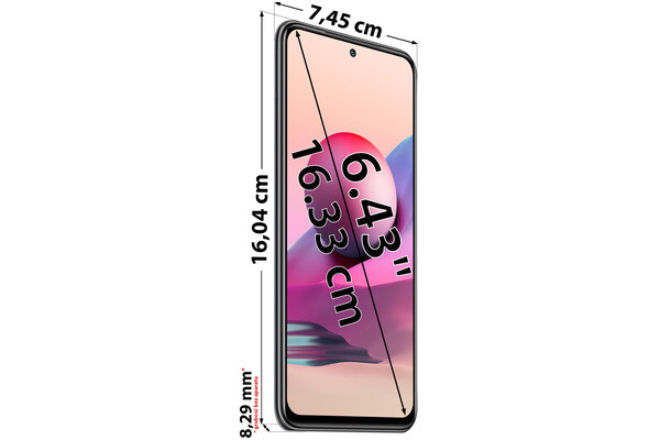 Smartfon Xiaomi Redmi Note 10S szary 6.43" 6GB/64GB