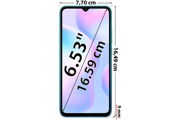 Smartfon Xiaomi Redmi 9A zielony 6.53" 2GB/32GB