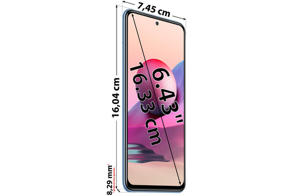 Smartfon Xiaomi Redmi Note 10S niebieski 6.43" 6GB/64GB
