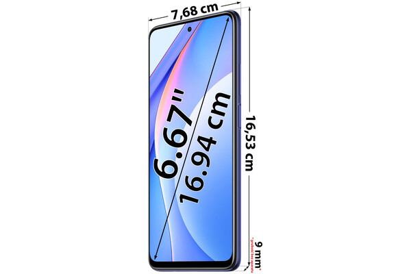 Smartfon Xiaomi Mi 10T Lite 5G niebieski 6.67" 6GB/128GB