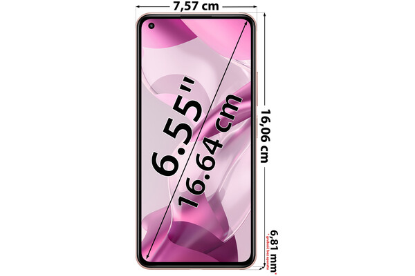 Smartfon Xiaomi 11 Lite 5G różowy 6.55" 6GB/128GB