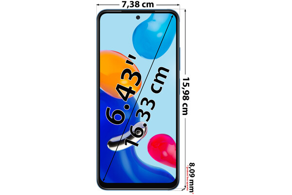Smartfon Xiaomi Redmi Note 11 niebieski 6.43" 4GB/64GB