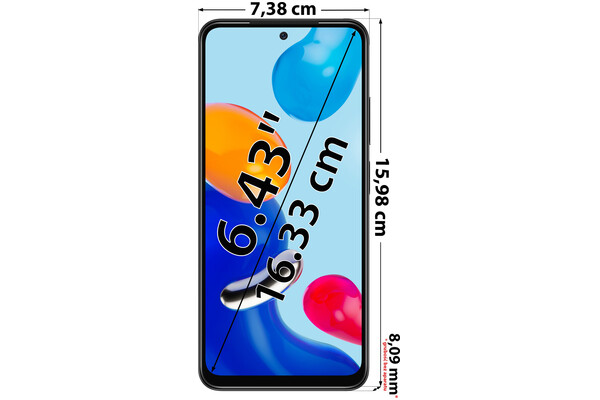 Smartfon Xiaomi Redmi Note 11 grafitowy 6.43" 4GB/64GB