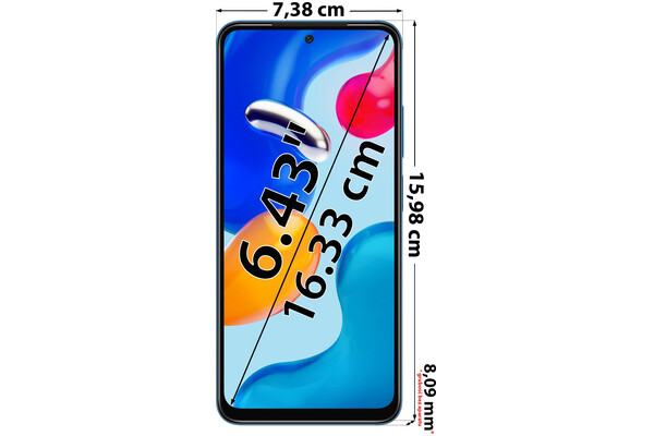 Smartfon Xiaomi Redmi Note 11S niebieski 6.43" 6GB/64GB