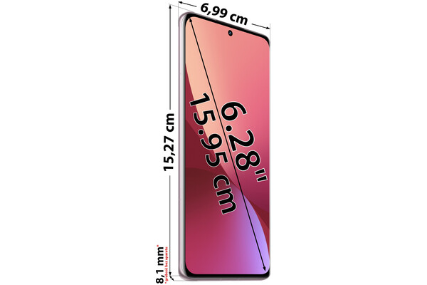 Smartfon Xiaomi 12 5G fioletowy 6.28" 8GB/256GB