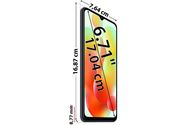 Smartfon Xiaomi Redmi 12C szary 6.71" 4GB/128GB