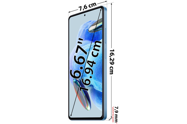 Smartfon Xiaomi Redmi Note 12 Pro 5G niebieski 6.67" 6GB/128GB