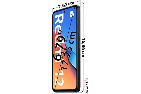 Smartfon Xiaomi Redmi 12 czarny 6.79" 8GB/256GB
