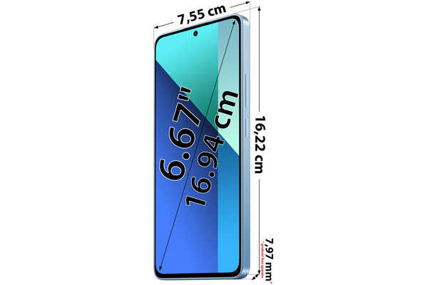 Smartfon Xiaomi Redmi Note 13 niebieski 6.67" 6GB/128GB