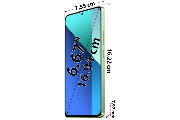 Smartfon Xiaomi Redmi Note 13 zielony 6.67" 8GB/256GB