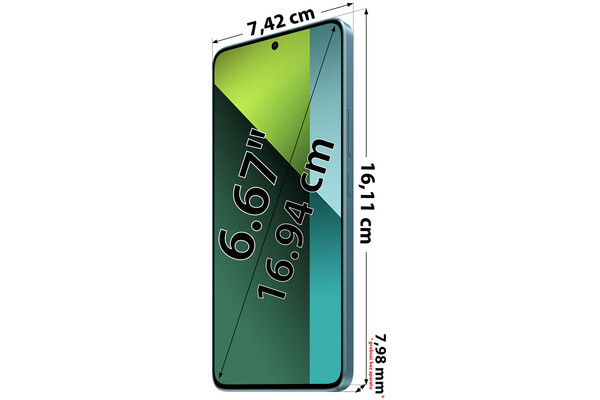 Smartfon Xiaomi Redmi Note 13 Pro 5G niebieski 6.67" 8GB/256GB