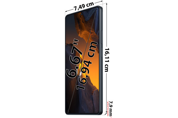 Smartfon Xiaomi POCO F5 5G czarny 6.67" 12GB/256GB