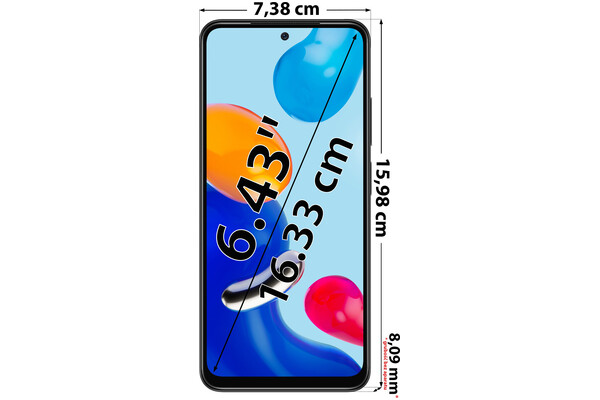 Smartfon Xiaomi Redmi Note 11 grafitowy 6.43" 6GB/128GB