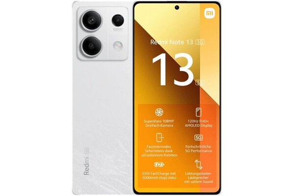 Smartfon Xiaomi Redmi Note 13 5G biały 6.67" 8GB/256GB