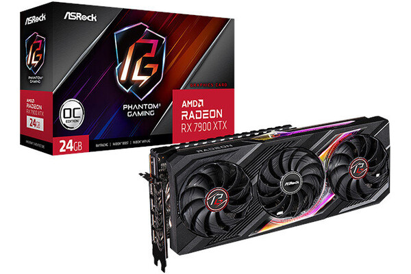 Karta graficzna ASrock RX 7900 XTX Phantom Gaming OC 24GB GDDR6