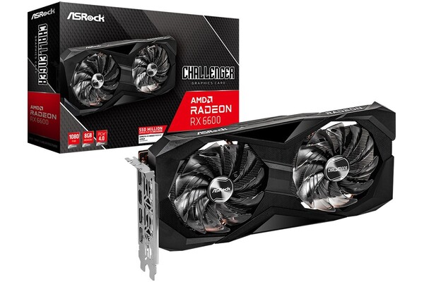 Karta graficzna ASrock RX 6600 Challenger D 8GB GDDR6