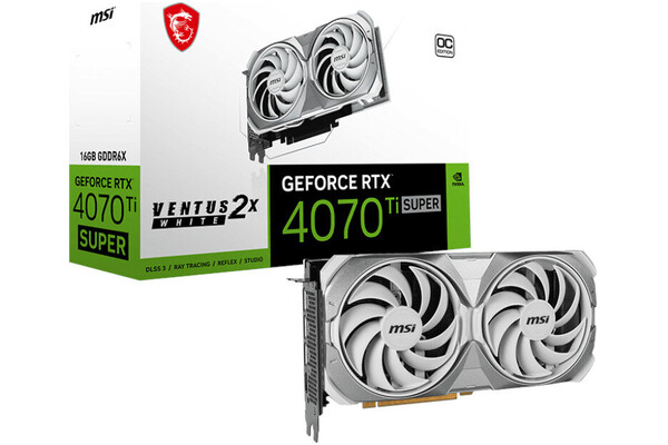 Karta graficzna MSI RTX 4070 Ti SUPER Ventus 2X OC 16GB GDDR6X