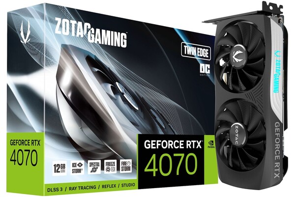 Karta graficzna ZOTAC RTX 4070 Twin Edge OC 12GB GDDR6X