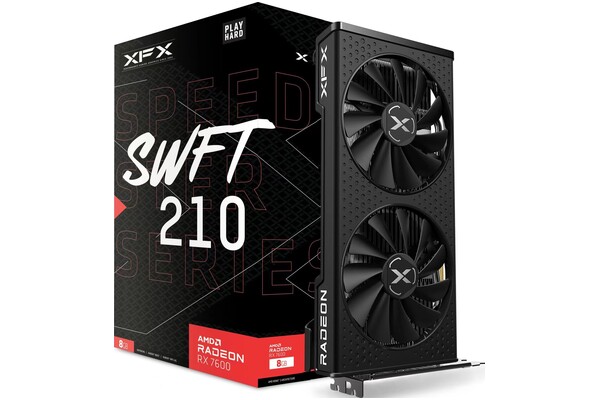 Karta graficzna XFX RX 7600 Speedster SWFT 210 8GB GDDR6