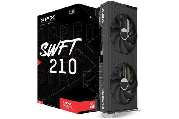 Karta graficzna XFX RX 7600 XT Speedster SWFT 210 16GB GDDR6
