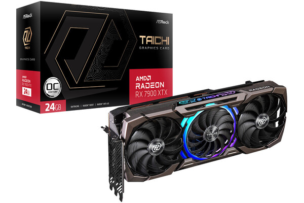 Karta graficzna ASrock RX 7900 XTX Taichi OC 24GB GDDR6
