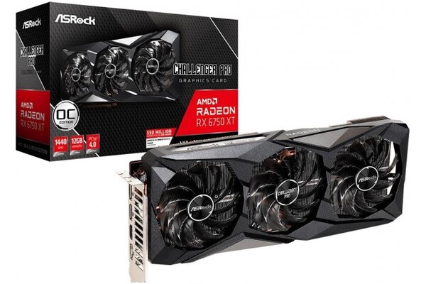 Karta graficzna ASrock RX 6750 XT Challenger Pro OC 12GB GDDR6