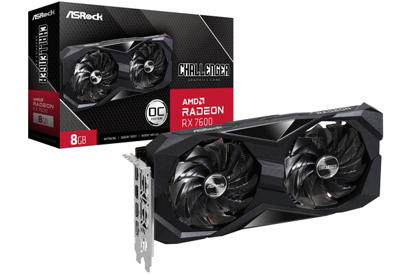 Karta graficzna ASrock RX 7600 Challenger OC 8GB GDDR6