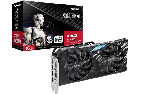 Karta graficzna ASrock RX 7600 XT Challenger OC 16GB GDDR6