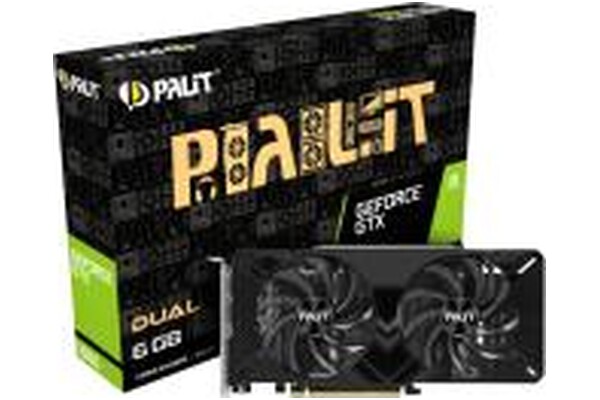 Karta graficzna PALIT GTX 1660 Dual 6GB GDDR5