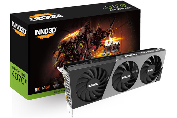 Karta graficzna Inno3D RTX 4070 Ti X3 12GB GDDR6X