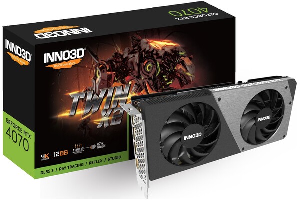 Karta graficzna Inno3D RTX 4070 Twin X2 12GB GDDR6X