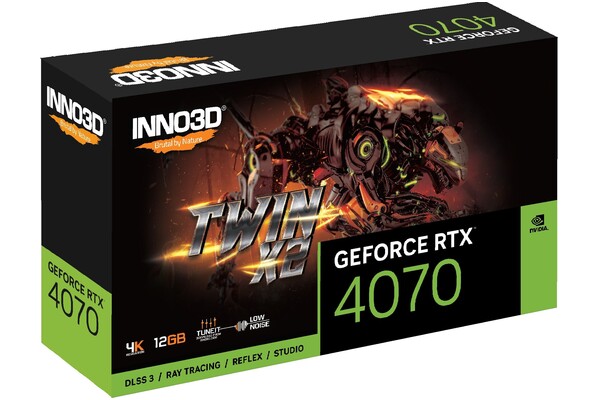 Karta graficzna Inno3D RTX 4070 Twin X2 12GB GDDR6X