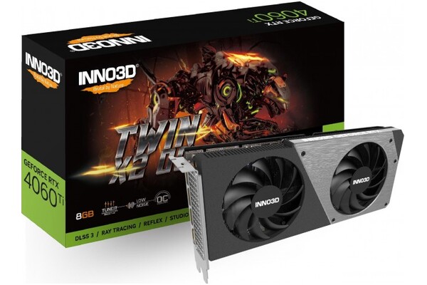Karta graficzna Inno3D RTX 4060 Ti Twin X2 OC 8GB GDDR6