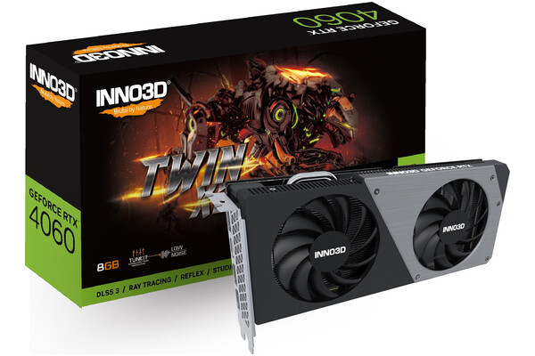 Karta graficzna Inno3D RTX 4060 Twin X2 8GB GDDR6