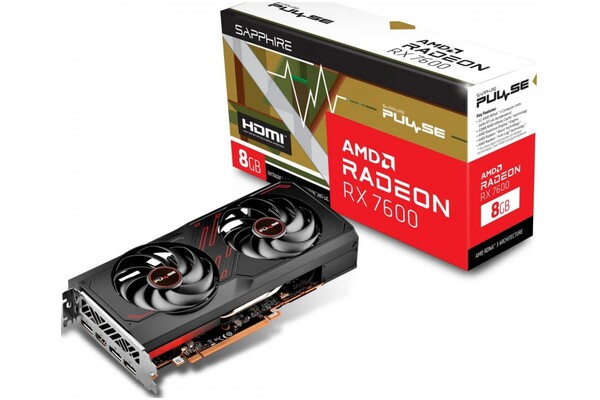 Karta graficzna SAPPHIRE RX 7600 Pulse Gaming OC 8GB GDDR6