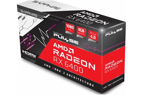 Karta graficzna SAPPHIRE RX 6400 Pulse Gaming 4GB DDR6