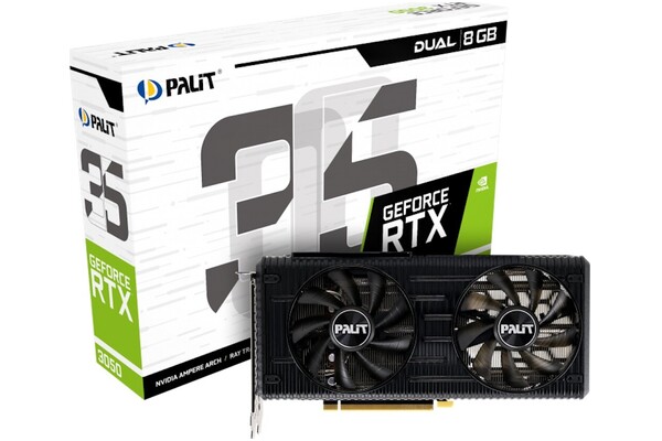 Karta graficzna PALIT RTX 3050 Dual 8GB GDDR6