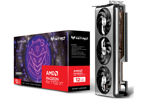 Karta graficzna SAPPHIRE RX 7700 XT Nitro+ 12GB GDDR6