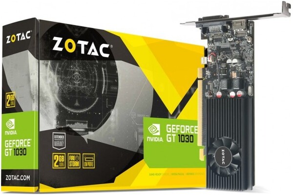Karta graficzna ZOTAC GT 1030 Low Profile 2GB GDDR5