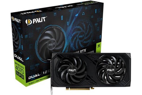 Karta graficzna PALIT RTX 4070 SUPER Dual 12GB GDDR6X