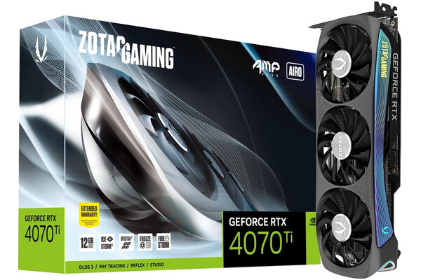 Karta graficzna ZOTAC RTX 4070 Ti AMP Airo 12GB GDDR6X
