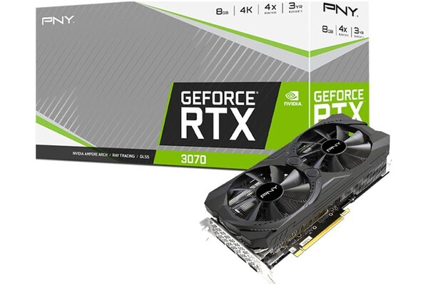 Karta graficzna PNY RTX 3070 Uprising 8GB GDDR6