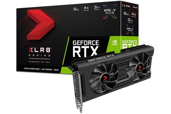 Karta graficzna PNY RTX 3050 Revel Gaming Epic-X 8GB GDDR6
