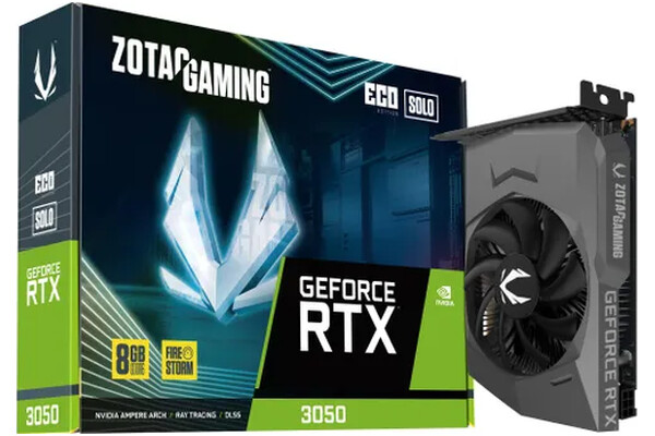 Karta graficzna ZOTAC RTX 3050 Eco Solo 8GB GDDR6