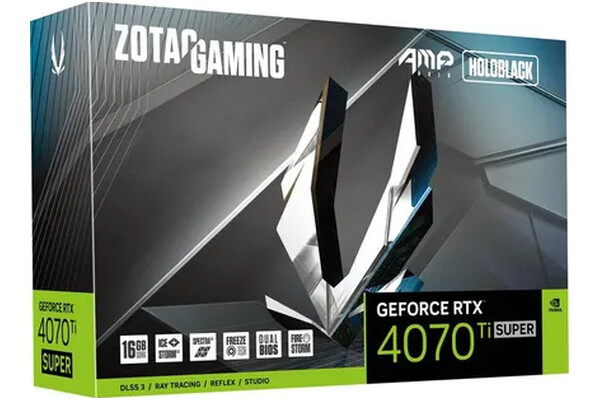 Karta graficzna ZOTAC RTX 4070 Ti SUPER Amp Holo 16GB GDDR6X