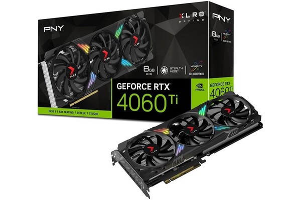 Karta graficzna PNY RTX 4060 Ti Verto Gaming Epic-X 8GB GDDR6